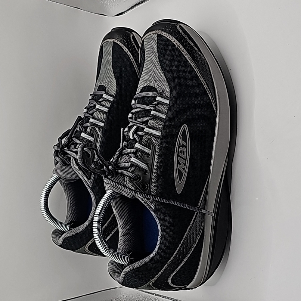 MBT Mahuta Black Lace Up Sneakers 8-8.5
